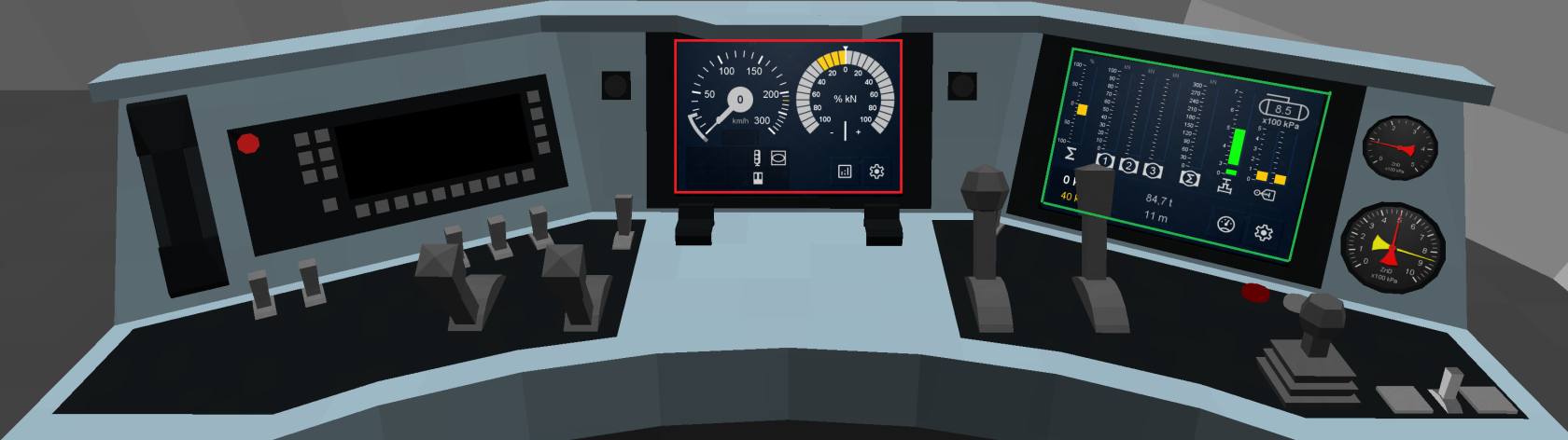 BR 101 standard display configuration